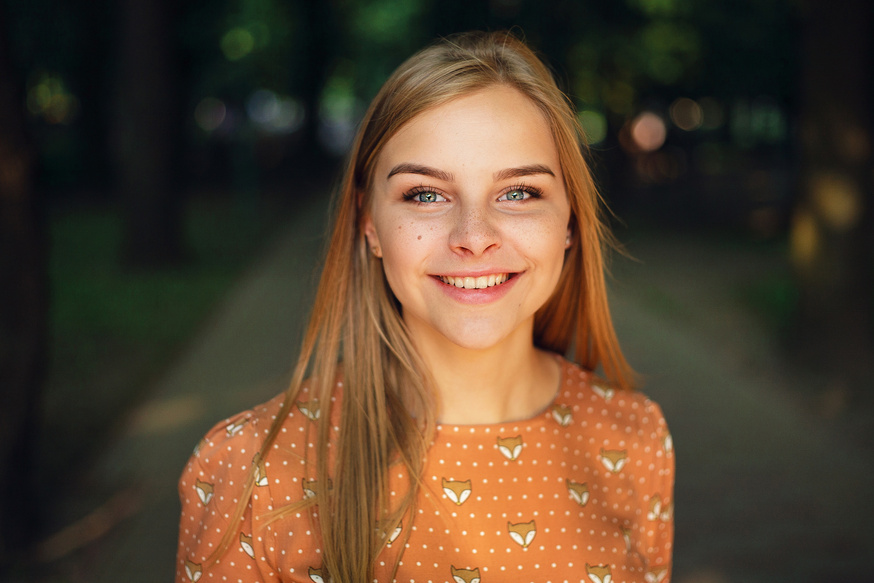 Portrait of Woman Smiling