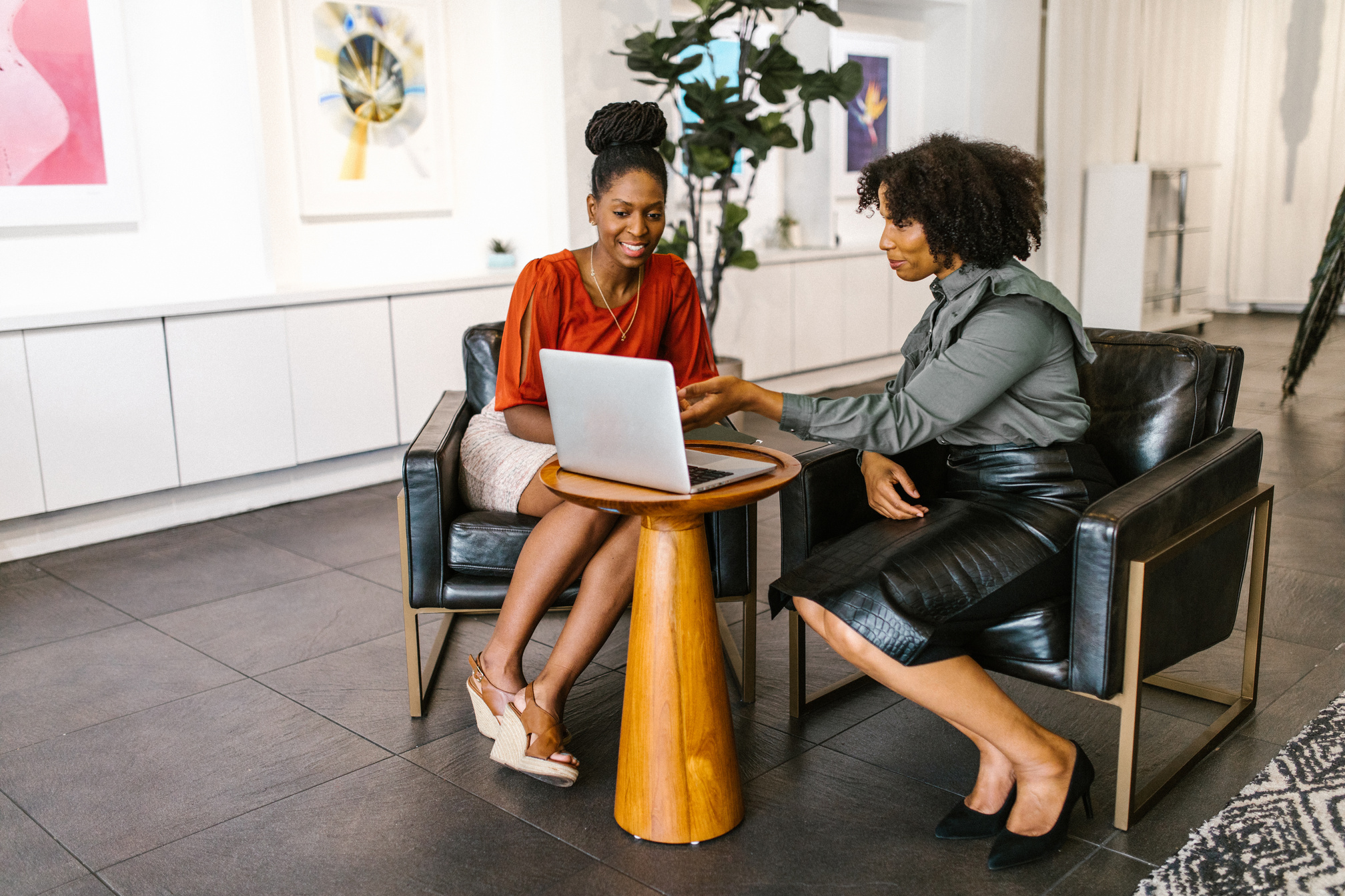 Women using a Laptop